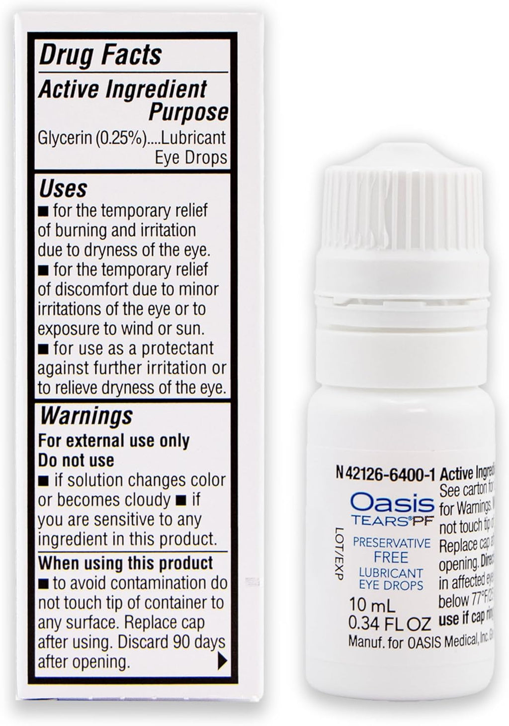 Oasis TEARS Plus Long-Lasting Hydrating Dry Eye Drops