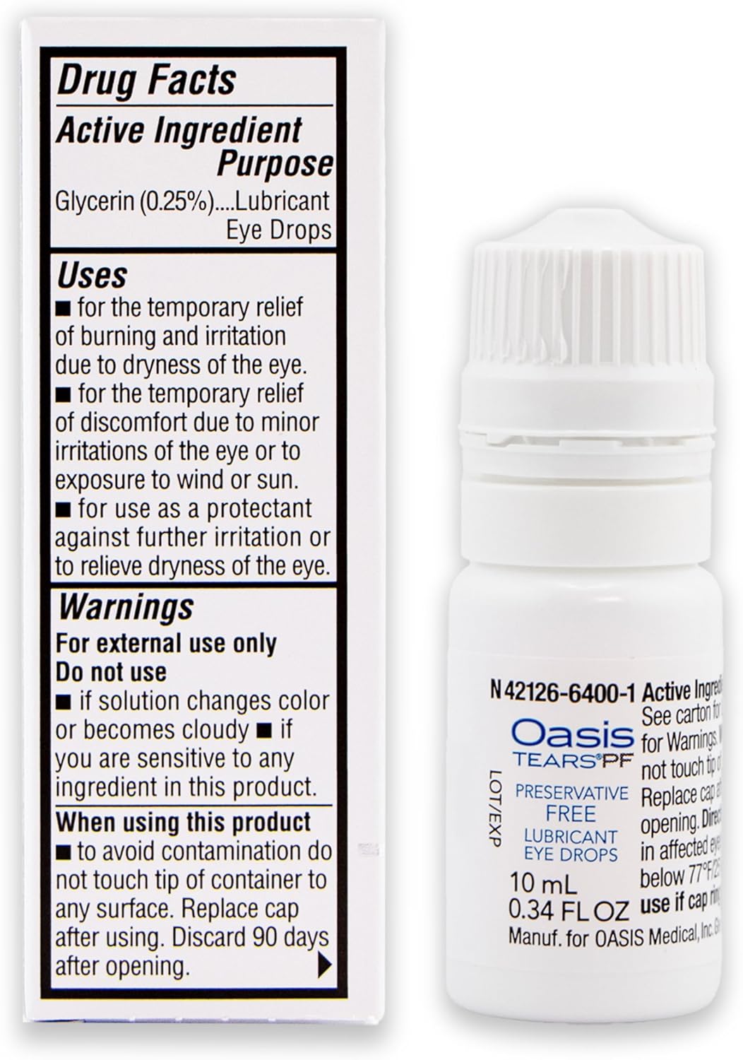 Oasis TEARS Plus Long-Lasting Hydrating Dry Eye Drops